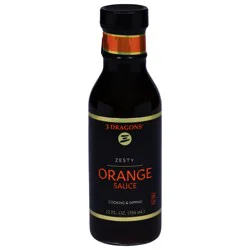 3 Dragons Zesty Orange Sauce 12 fl oz