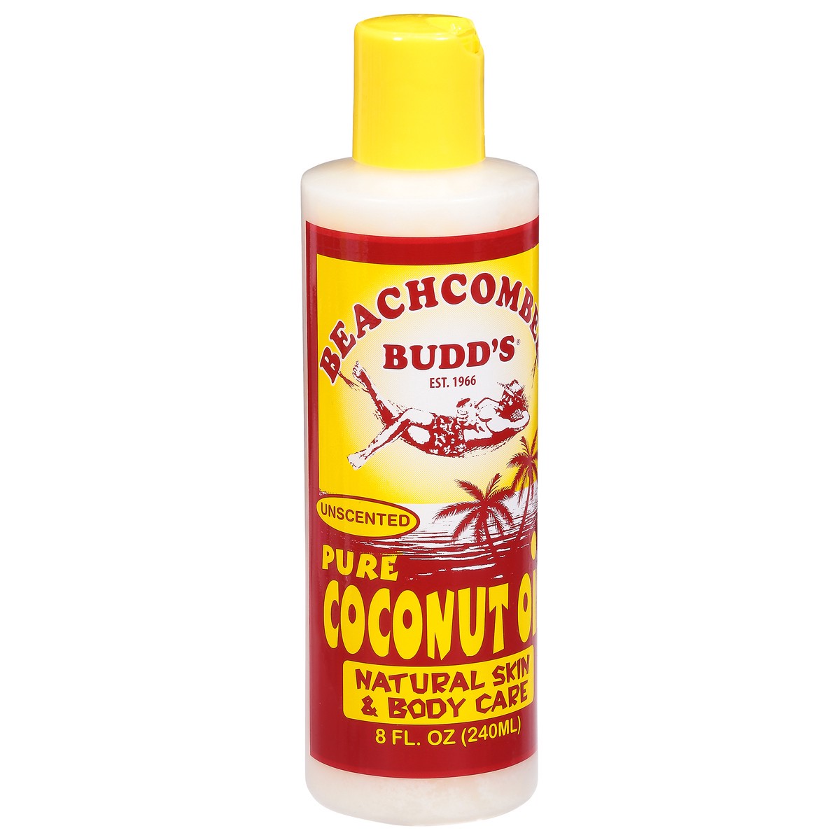 slide 6 of 9, Beachcomber Budd's Beachcomber Budd Unscented Coconut Oil - 8 Oz, 8 oz