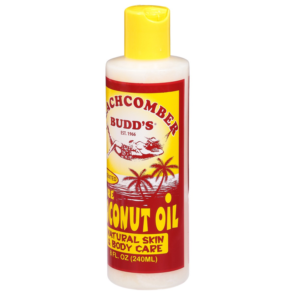 slide 4 of 9, Beachcomber Budd's Beachcomber Budd Unscented Coconut Oil - 8 Oz, 8 oz
