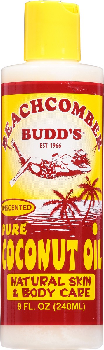 slide 3 of 9, Beachcomber Budd's Beachcomber Budd Unscented Coconut Oil - 8 Oz, 8 oz