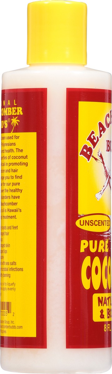 slide 8 of 9, Beachcomber Budd's Beachcomber Budd Unscented Coconut Oil - 8 Oz, 8 oz
