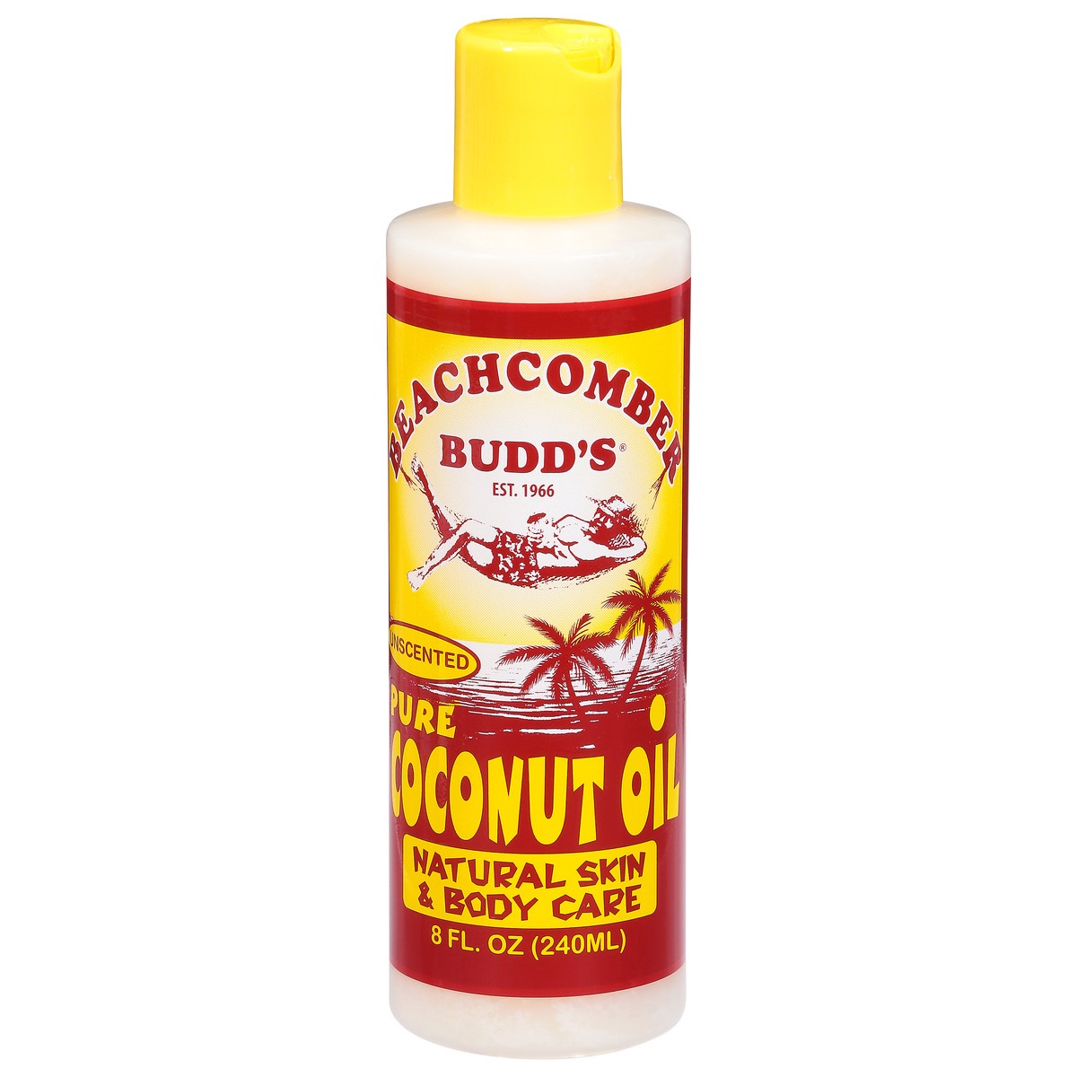 slide 1 of 9, Beachcomber Budd's Beachcomber Budd Unscented Coconut Oil - 8 Oz, 8 oz