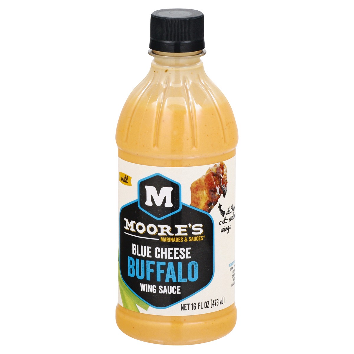 slide 9 of 9, Moore's Mild Blue Cheese Buffalo Wing Sauce 16 oz, 16 oz