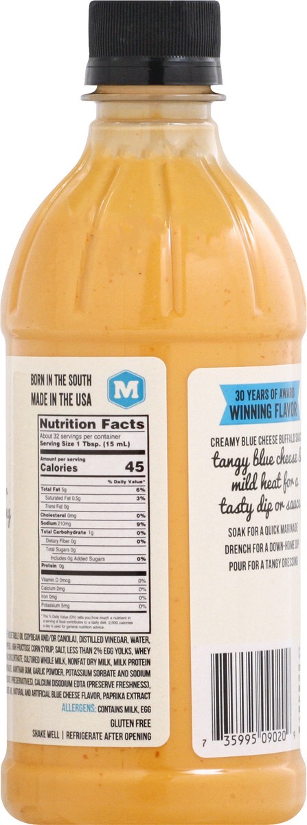 slide 5 of 9, Moore's Mild Blue Cheese Buffalo Wing Sauce 16 oz, 16 oz