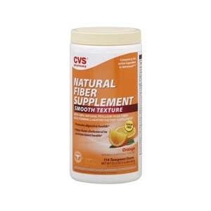slide 1 of 1, CVS Pharmacy CVS Smooth Texture Natural Fiber Supplement Orange, 23.3 oz