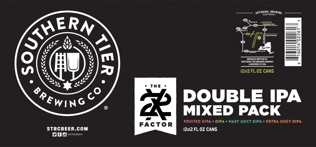 slide 2 of 4, Southern Tier Brewing Co. Southern Tier Dipa Mixed Pack 12Pk Cans, 144 fl oz