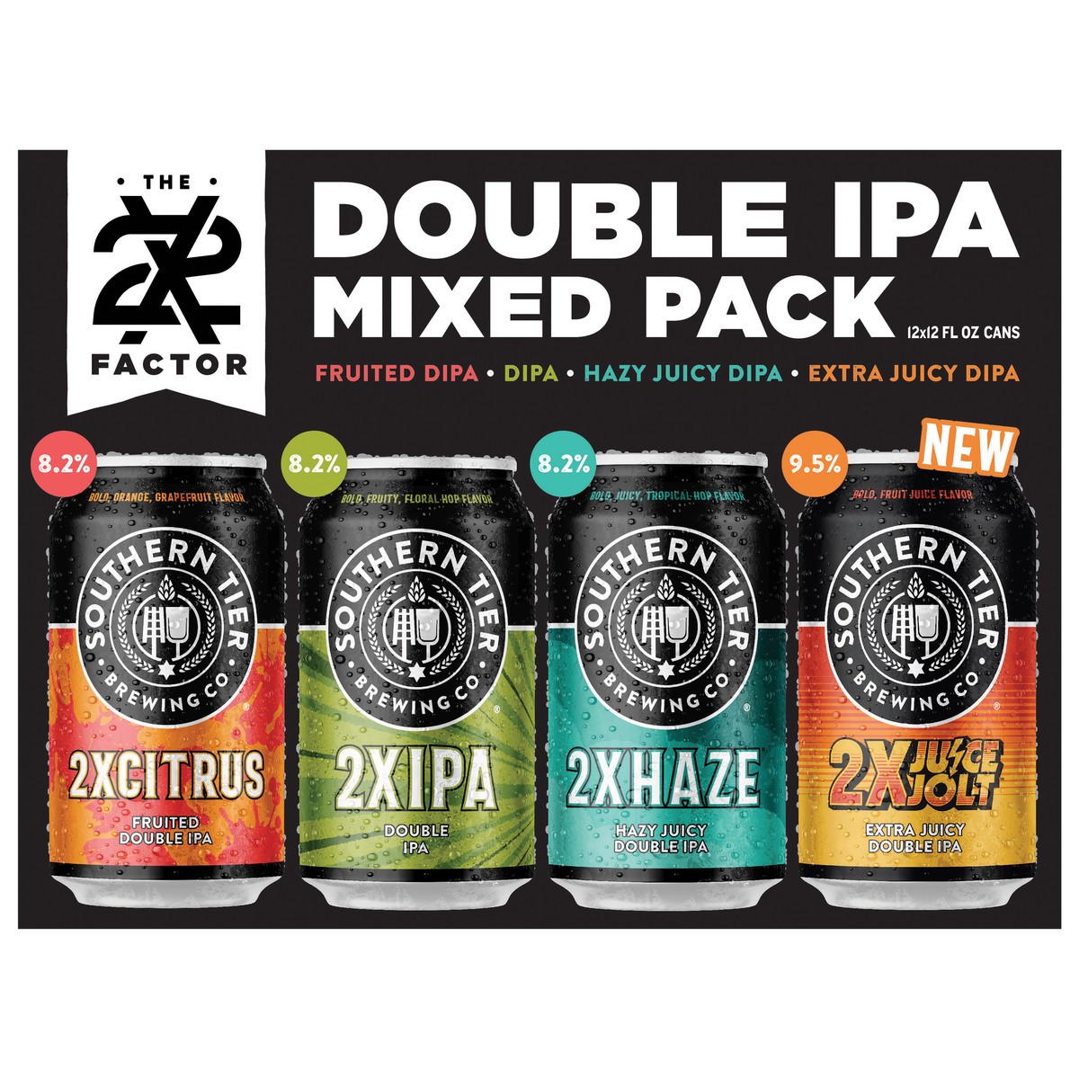 slide 1 of 4, Southern Tier Brewing Co. Southern Tier Dipa Mixed Pack 12Pk Cans, 144 fl oz