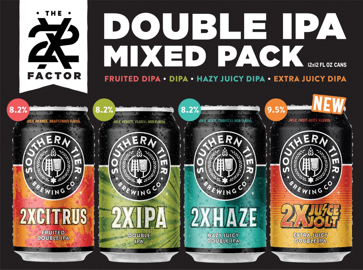 slide 3 of 4, Southern Tier Brewing Co. Southern Tier Dipa Mixed Pack 12Pk Cans, 144 fl oz