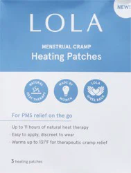 Lola Menstrual Cramp Heating Patches 3 ea