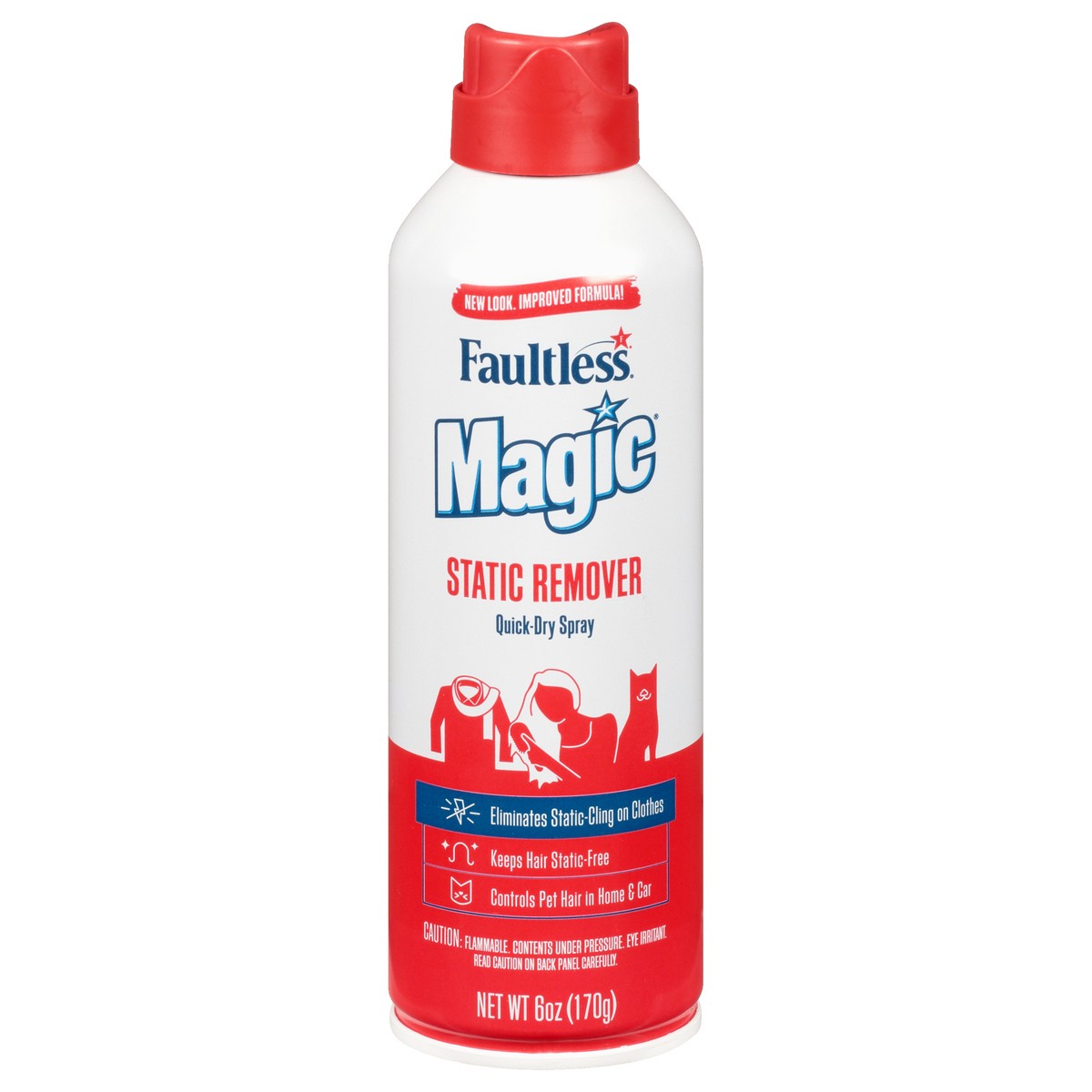 slide 2 of 12, Faultless Magic Static Remover 6 oz, 6 oz