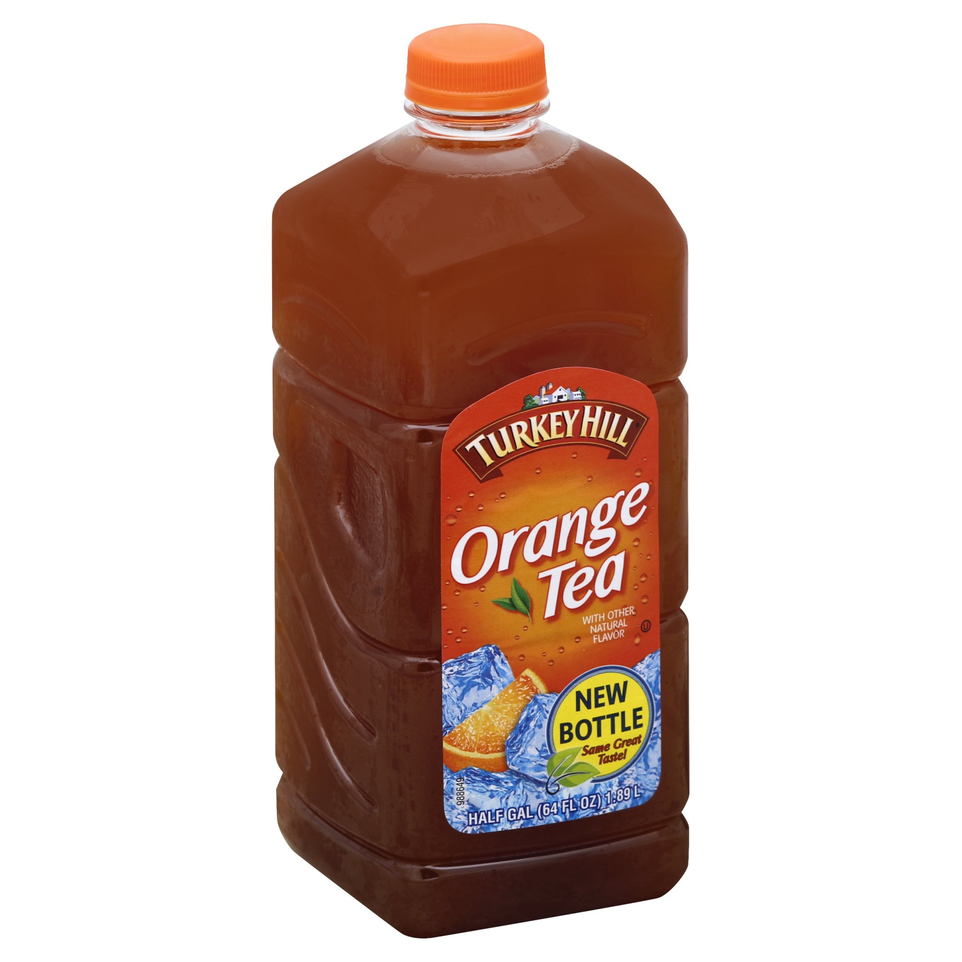 slide 1 of 6, Turkey Hill Orange Tea, 1/2 gal