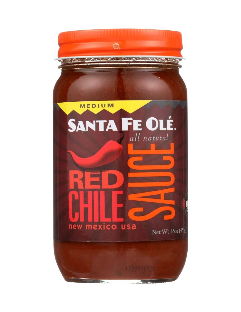 slide 1 of 2, Santa Fe Ole Red Chile Sauce, 18 oz