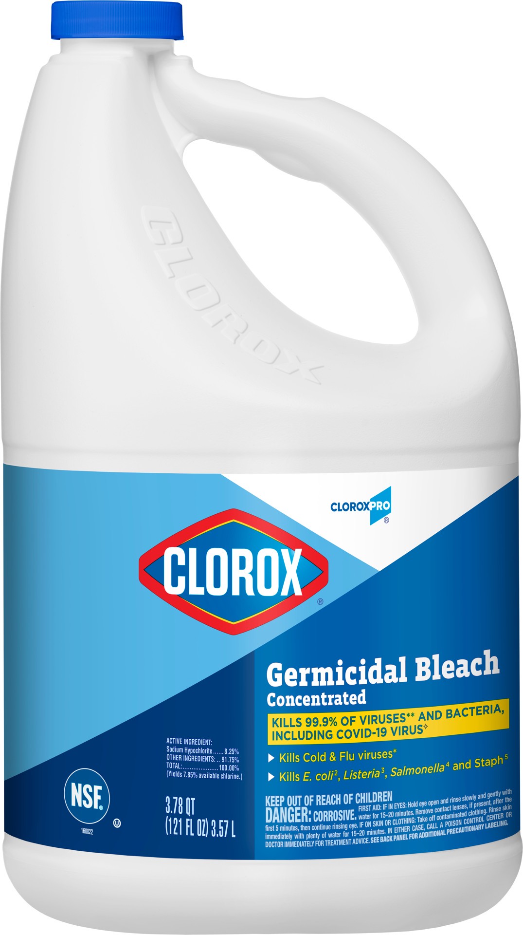 slide 1 of 5, CloroxPro™ Clorox Germicidal Bleach, Concentrated, 121 Ounce Bottle, 121 fl oz