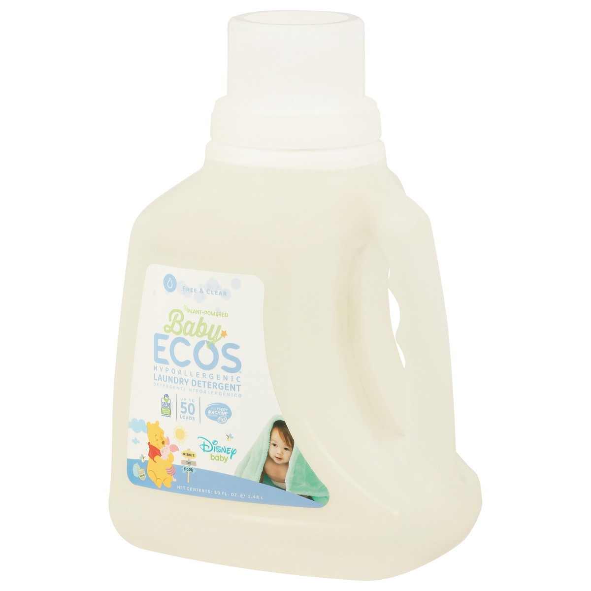 slide 8 of 12, Ecos Baby Free & Clear Laundry Detergent 50 fl oz, 50 fl oz