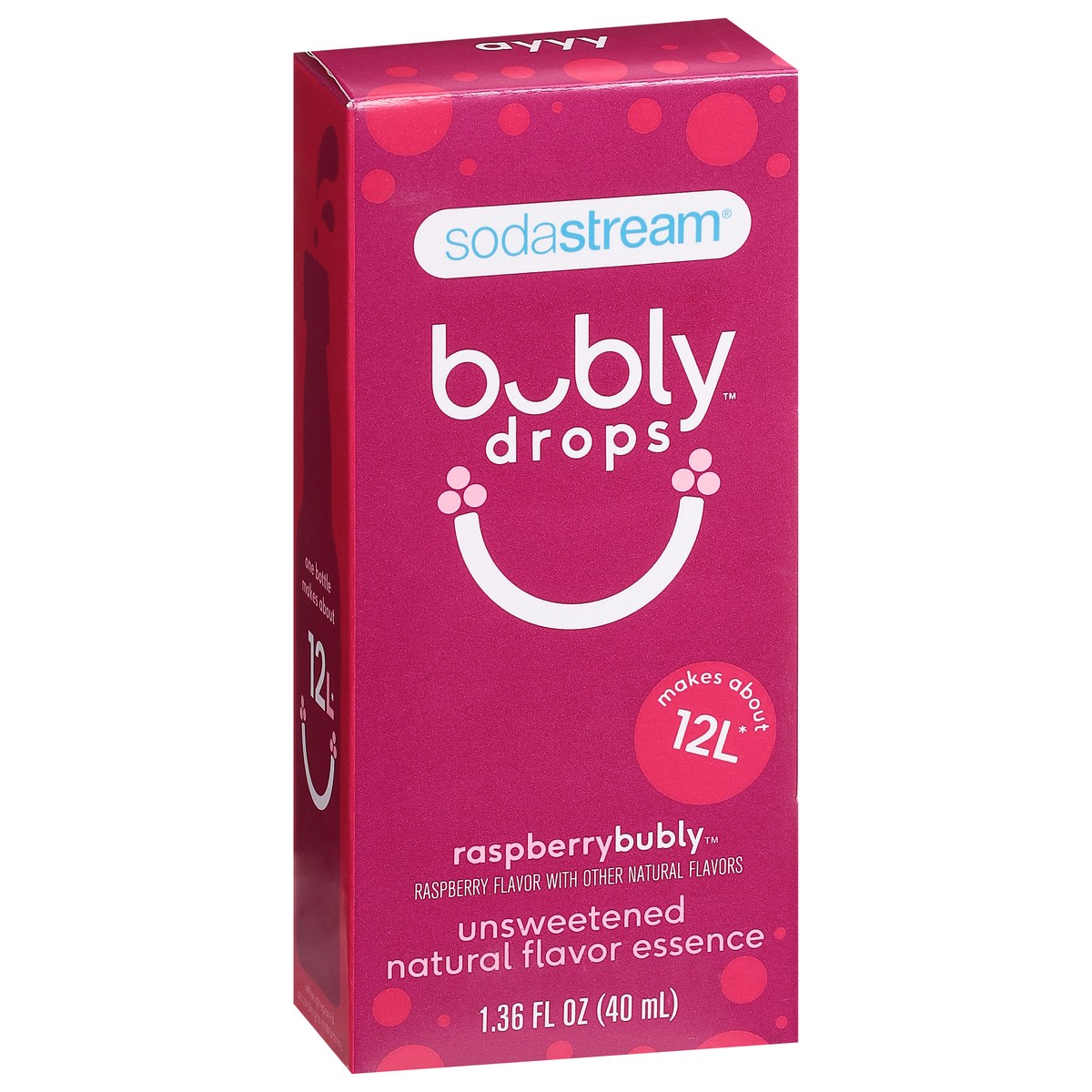 slide 7 of 13, SodaStream Raspberry bubly drops, 40 ml