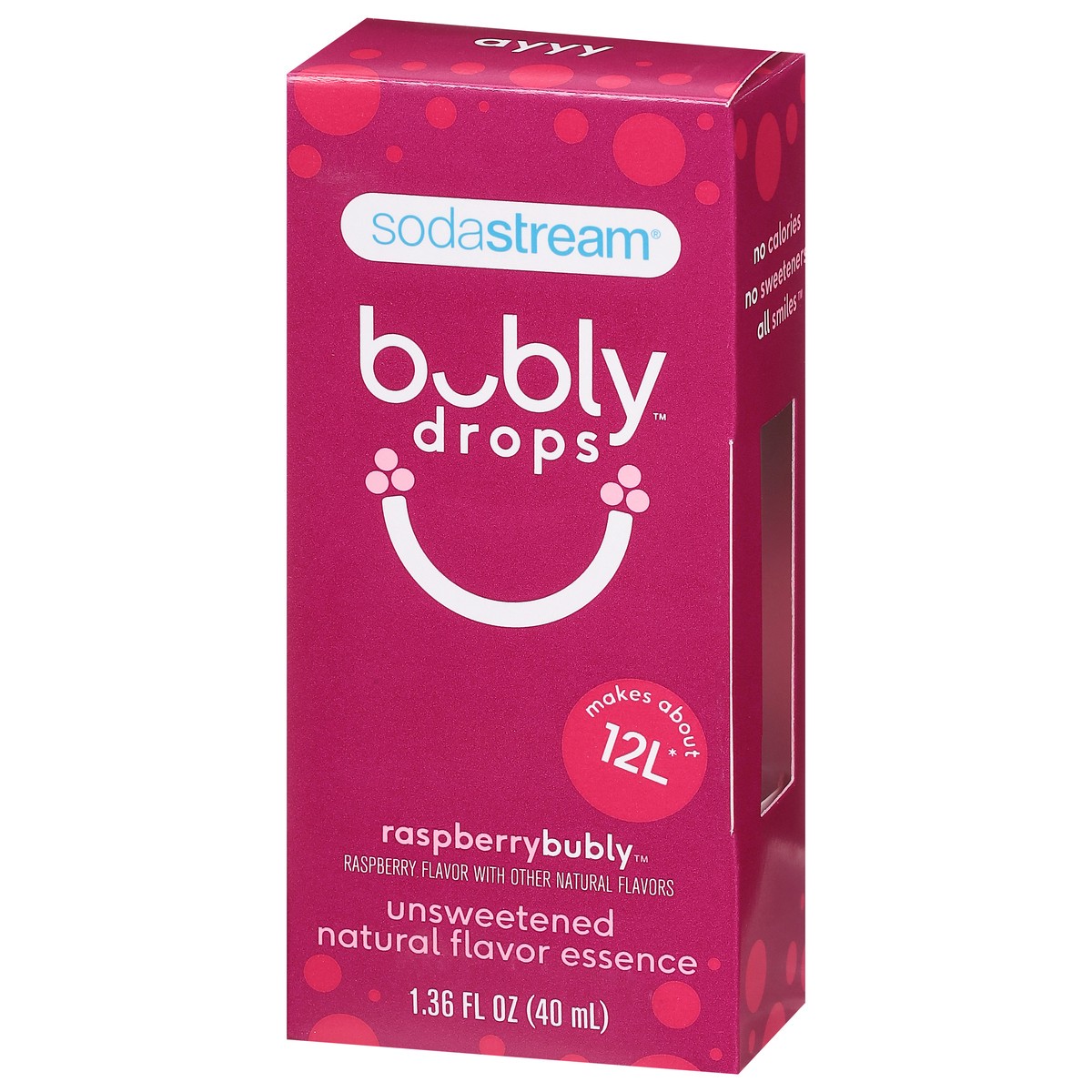 slide 12 of 13, SodaStream Raspberry bubly drops, 40 ml