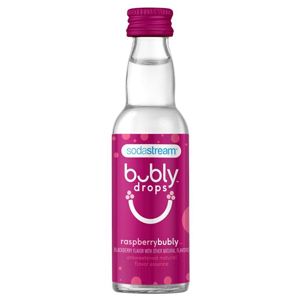 slide 1 of 1, SodaStream Raspberry bubly drops, 40 ml