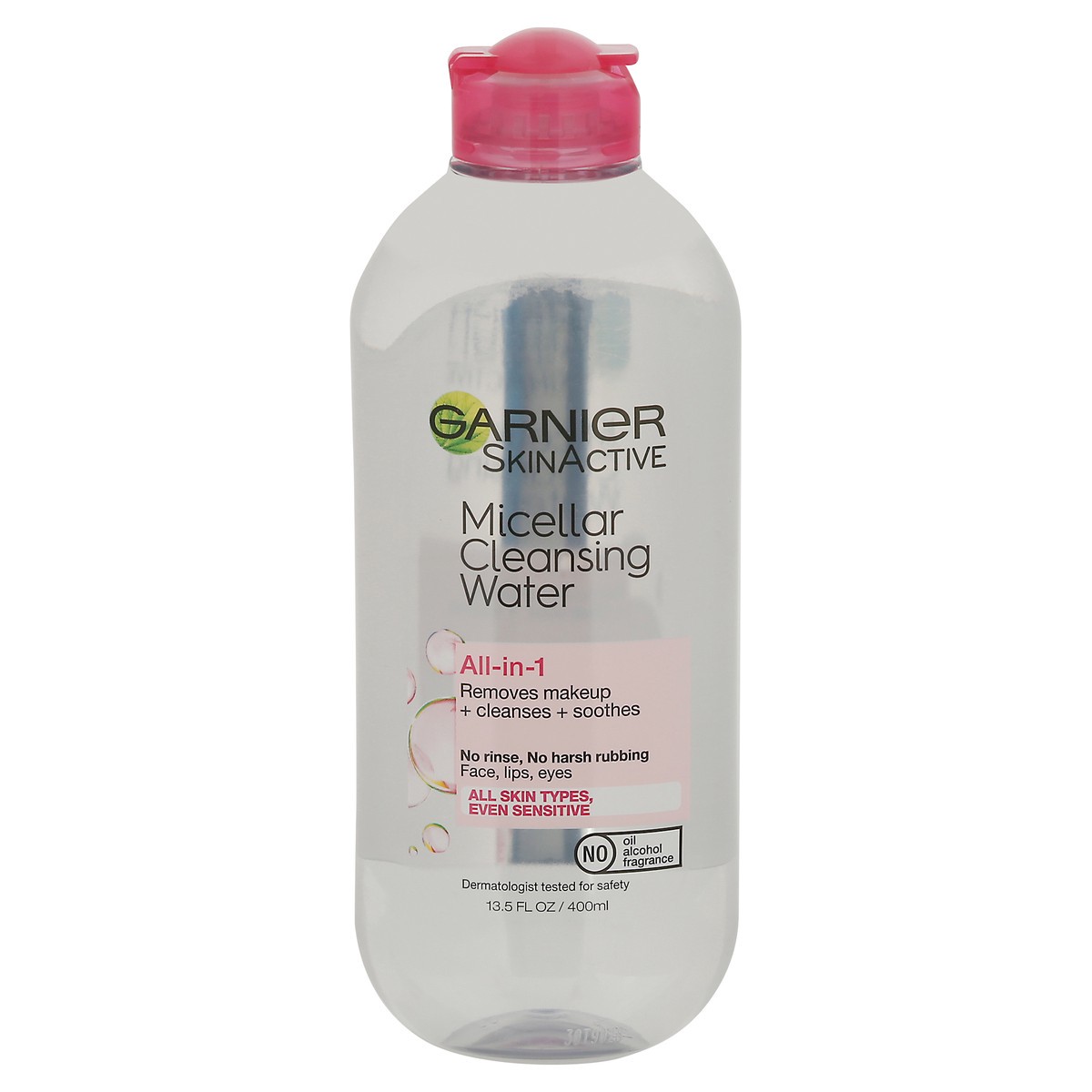 slide 1 of 5, Garnier Skinactive Micellar Cleansing Water Allin1 Cleanser Makeup Remover All Skin Types, 13.5 fl oz