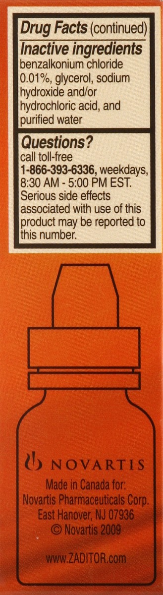 slide 6 of 6, Zaditor Eye Itch Relief, Original Prescription Strength, 5 ml