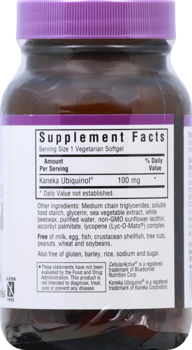 slide 2 of 10, Bluebonnet Nutrition Ubiquinol 60 ea, 60 ct