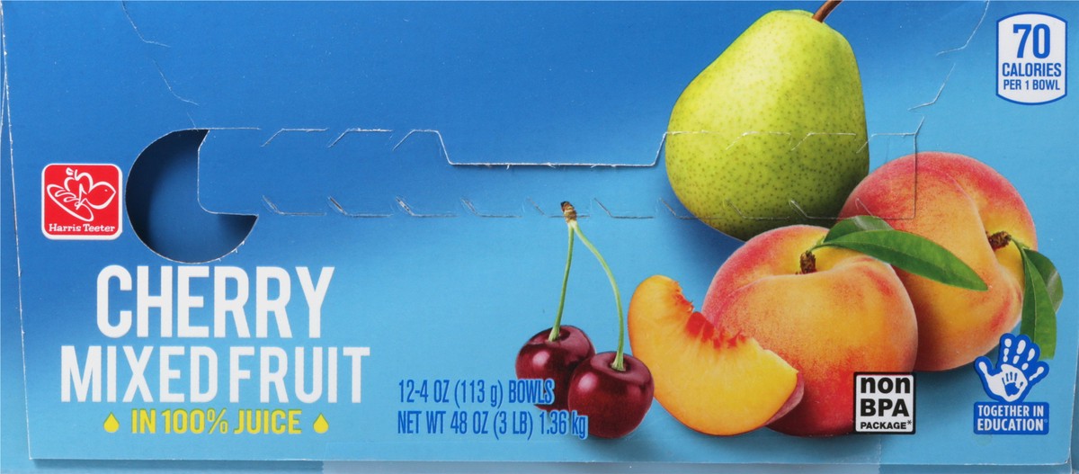 slide 9 of 13, Harris Teeter Mixed Cherrry Frt Cup, 12 ct