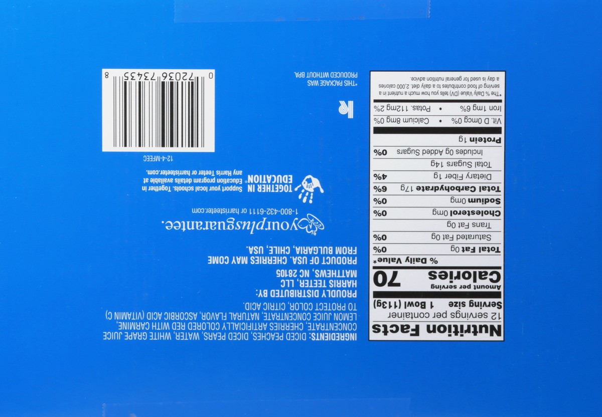 slide 5 of 13, Harris Teeter Mixed Cherrry Frt Cup, 12 ct