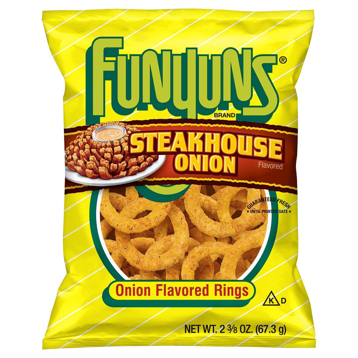 slide 4 of 6, Funyuns Potato Crisps, 2.38 oz