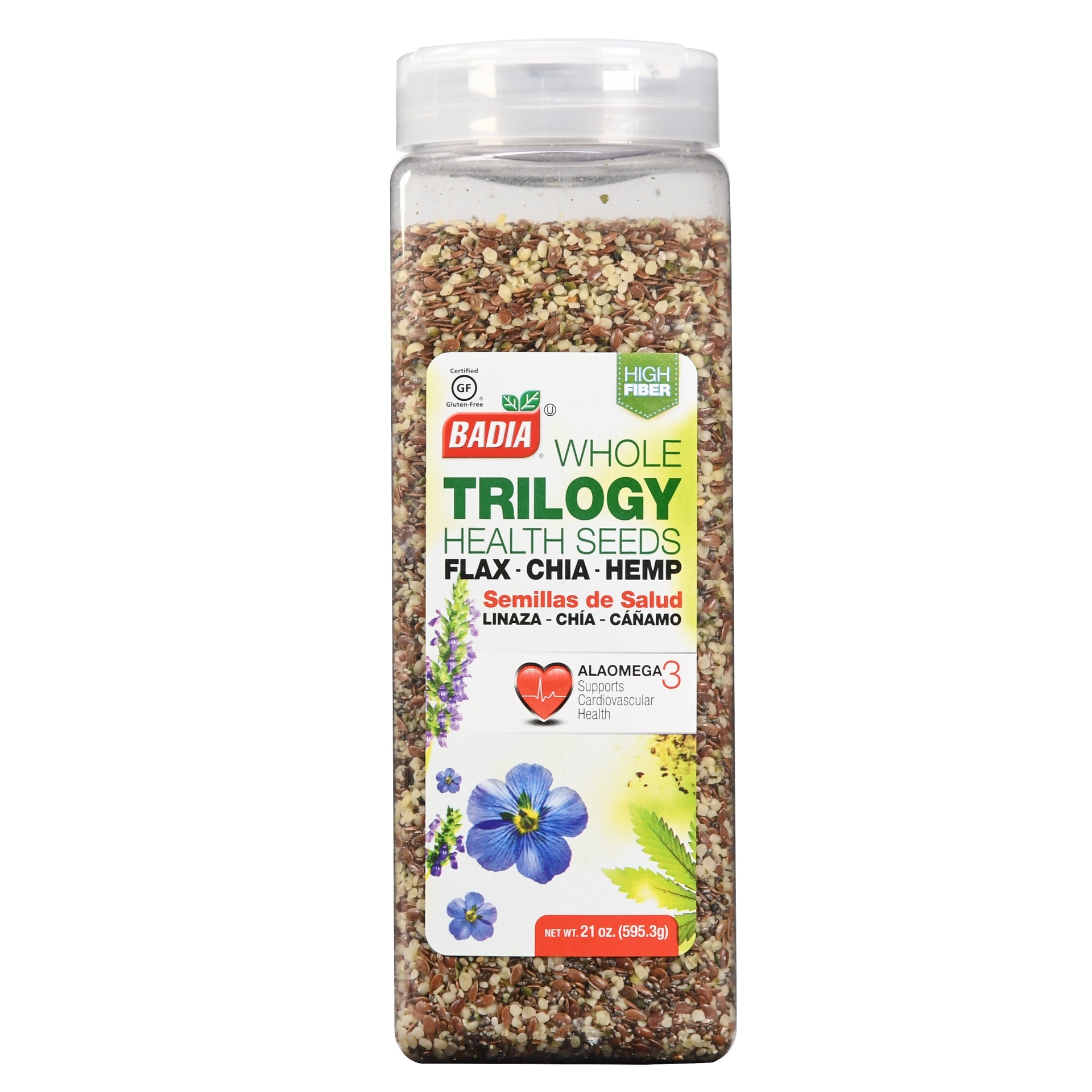 slide 1 of 1, Badia Health Seeds Trilogy Whole - 21 Oz, 21 oz