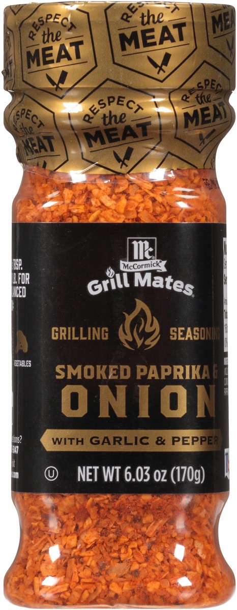 slide 5 of 7, McCormick Grill Mates Smoked Paprika & Onion Seasoning, 6.03 oz, 6.03 oz