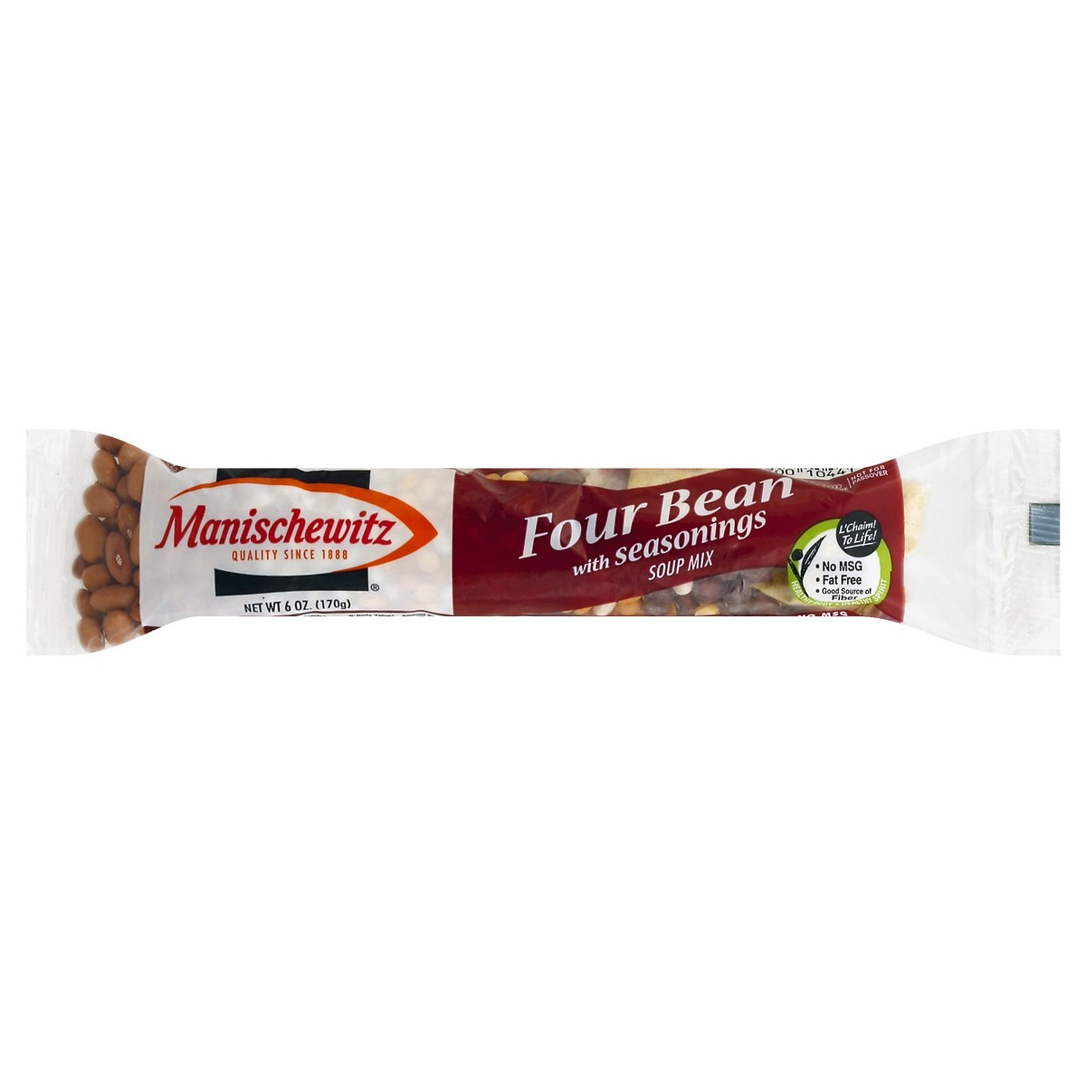 slide 5 of 6, Manischewitz Soup Mix, Four Bean, with Seasonings, 6 oz