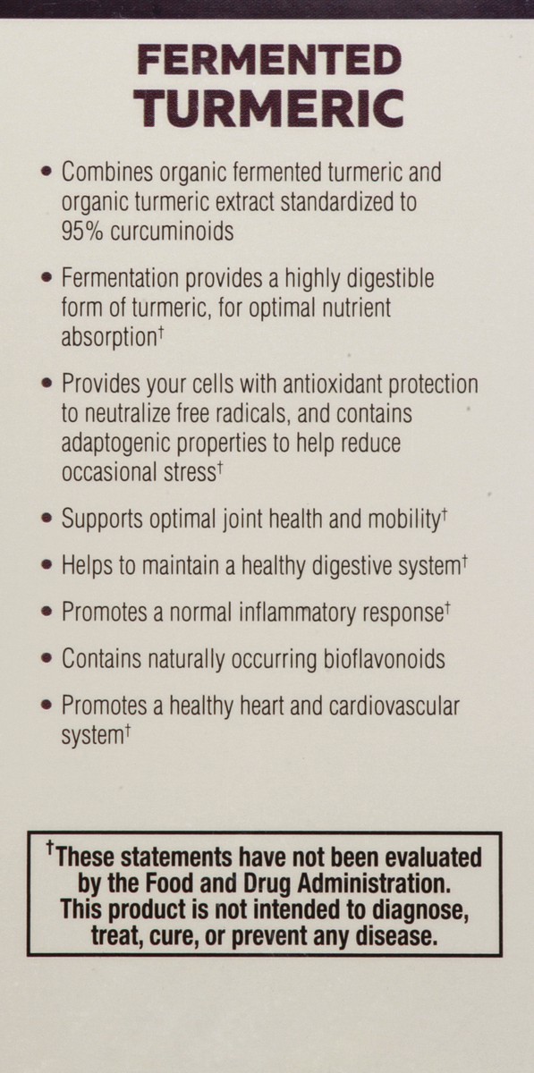 slide 4 of 9, Dr. Mercola Fermented Capsules Turmeric 60 ea, 60 ct