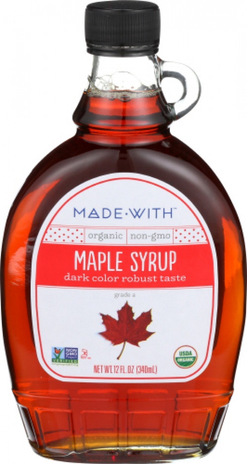 slide 1 of 1, Made With Dark Grade A Maple Syrup, 12 fl oz