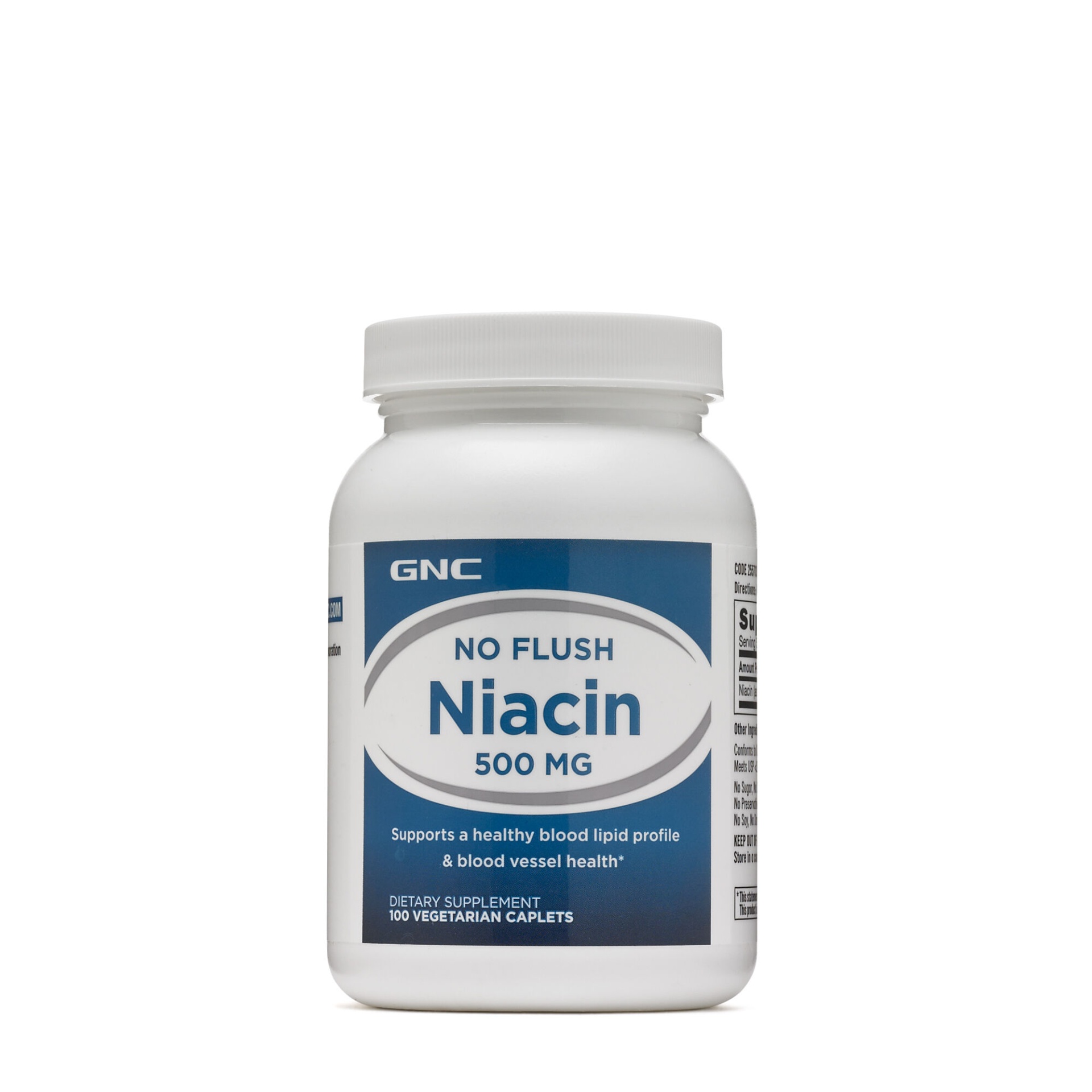 slide 1 of 1, GNC No Flush Niacin 500 MG, 100 ct