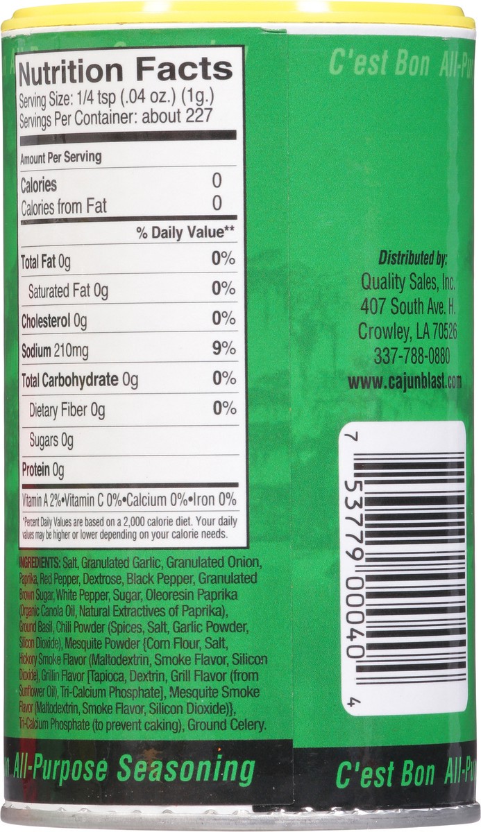 slide 9 of 13, Cajun Blast Creole Seasoning 8 oz, 8 oz