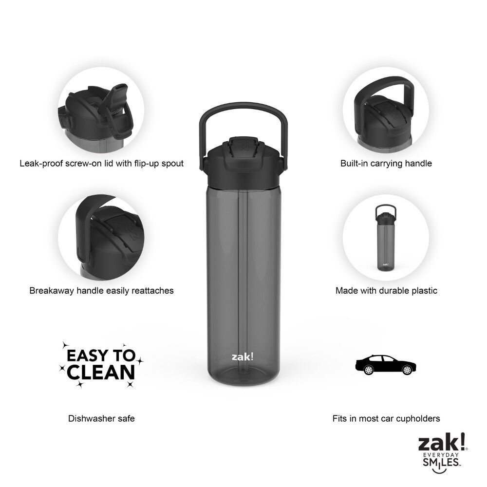 slide 6 of 6, Ebony 24oz Dp Liberty Manual Straw Bottle - Each, 1 ct