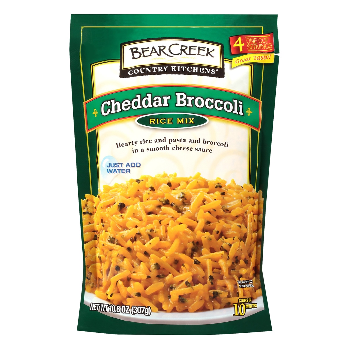 slide 1 of 1, Bear Creek Country Kitchens Cheddar Broccoli Rice Mix, 10.8 oz