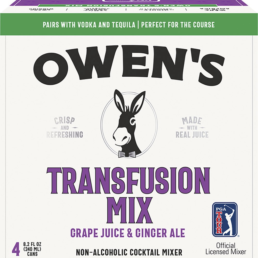 slide 1 of 1, Owen's Craft Mixers Owen's Craft Transfusion, 4 ct; 8 oz