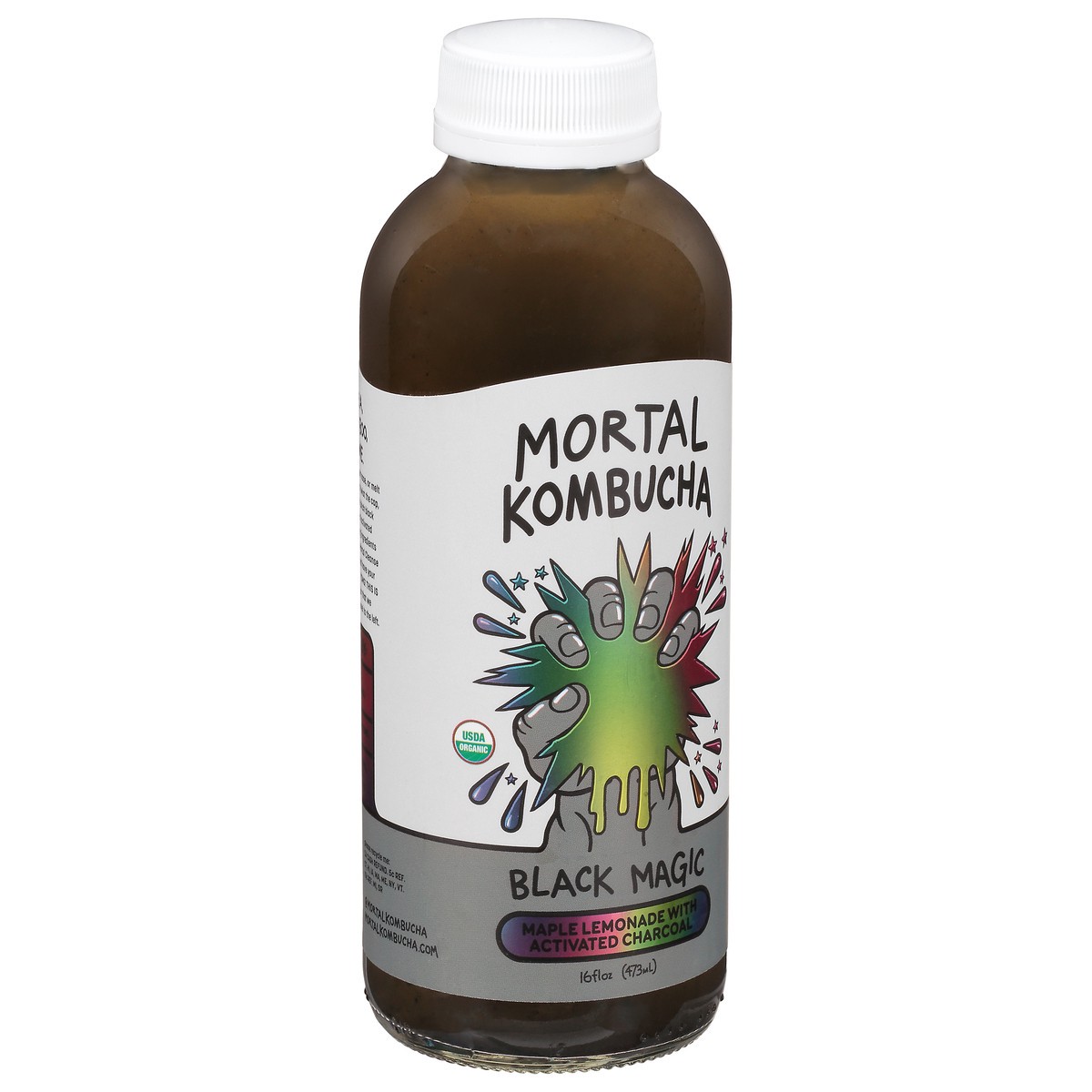 slide 6 of 12, Mortal Kombucha Black Magic Kombucha - 16 fl oz, 16 fl oz