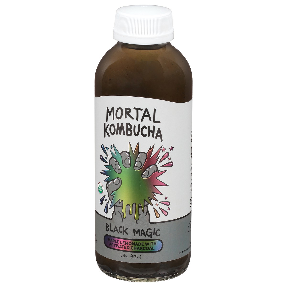 slide 8 of 12, Mortal Kombucha Black Magic Kombucha - 16 fl oz, 16 fl oz
