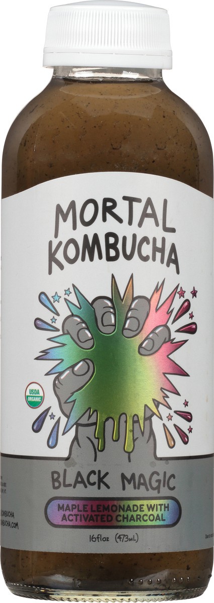 slide 3 of 12, Mortal Kombucha Black Magic Kombucha - 16 fl oz, 16 fl oz
