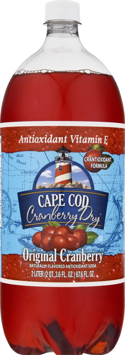 slide 8 of 13, Cape Cod Cranberry Dry Original Cranberry Soda - 2 liter, 2 liter