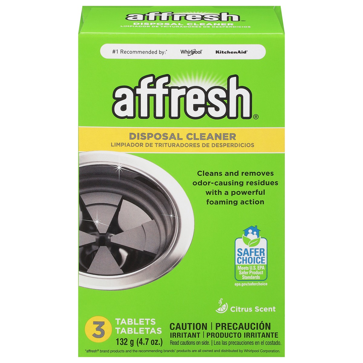 slide 1 of 10, Affresh Garbage Disposal Cleaner, 3 tablets