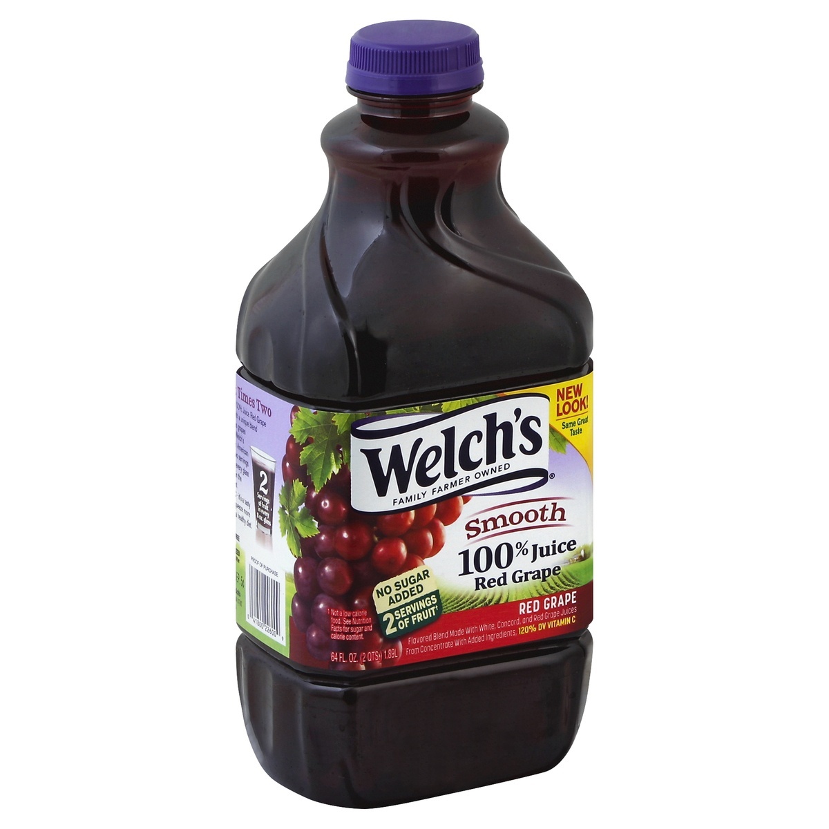 slide 1 of 5, Welch's 100% Juice, Red Grape, 64 Fl Oz Bottle, 