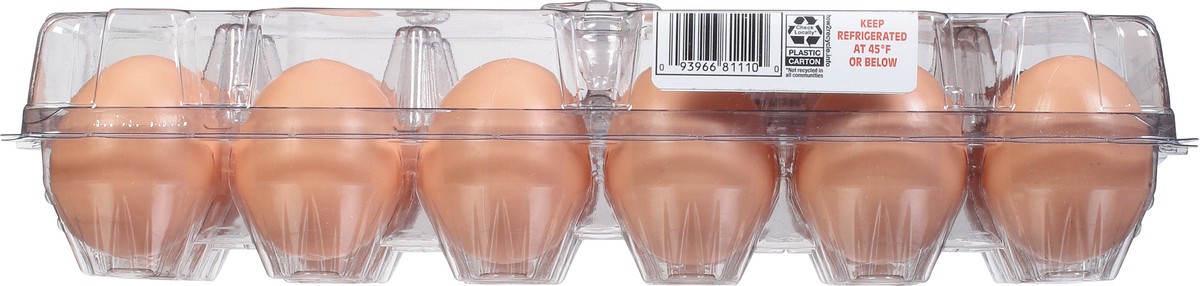 slide 10 of 13, Organic Valley Free Range Medium Brown Eggs 18 ea, 18 ct