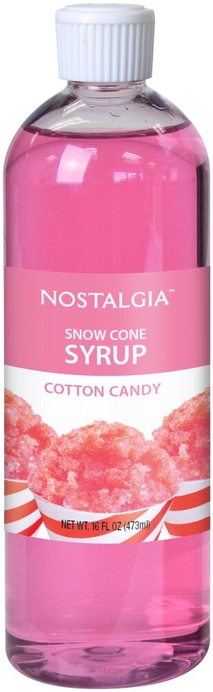 slide 1 of 1, Nostalgia Snow Cone Syrup Cotton Candy, 16 oz