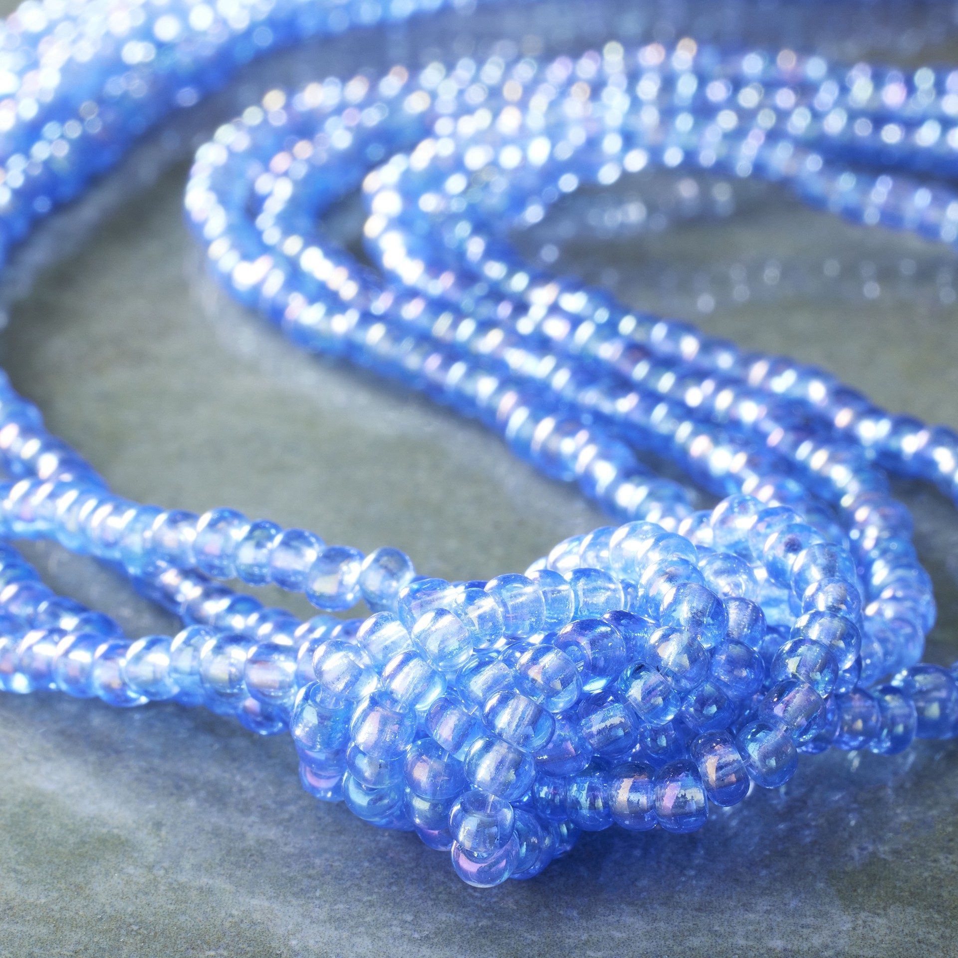 slide 2 of 3, Royal Blue Glass Seed Beads, 6/0 By Bead Landing, 6/0
