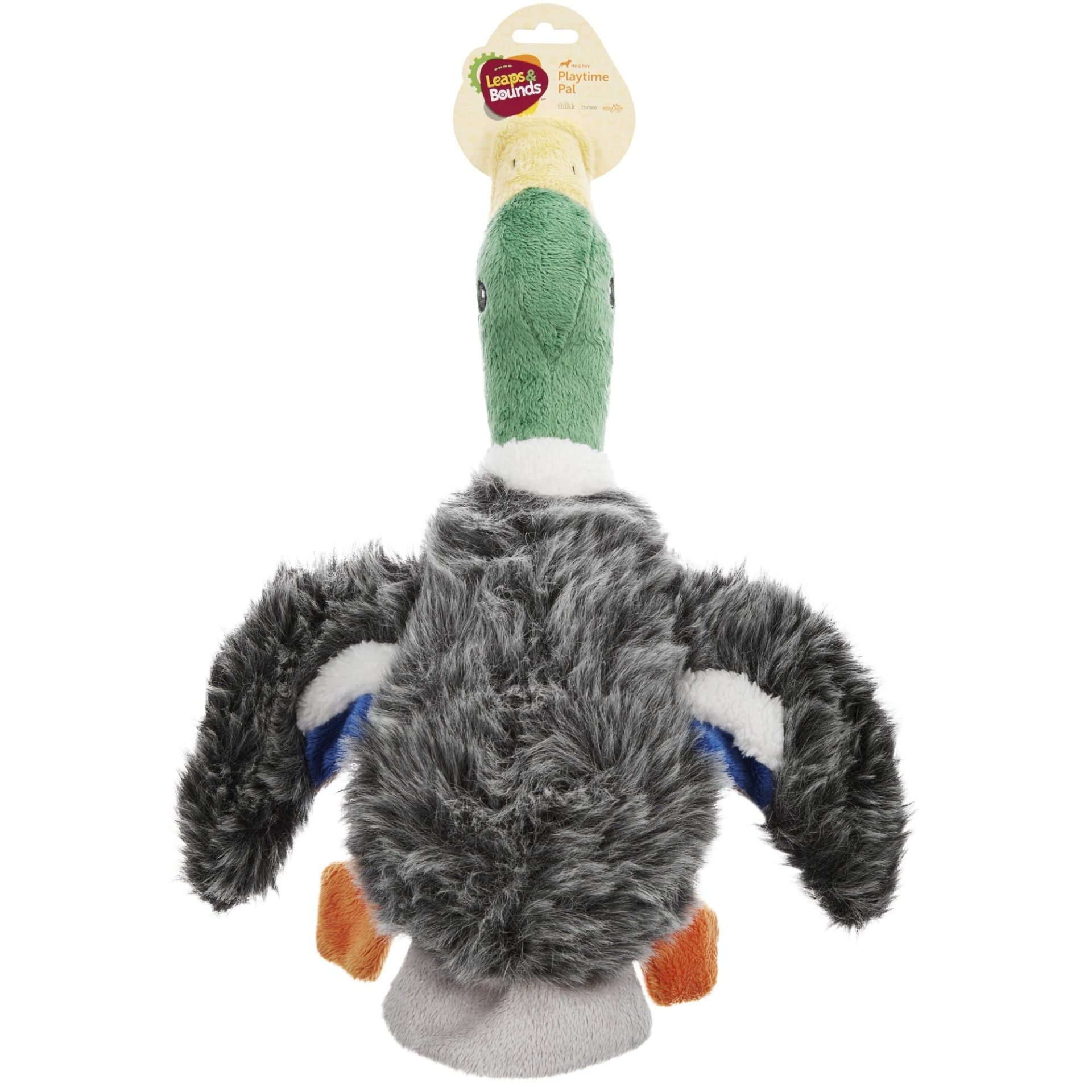 slide 1 of 1, Leaps & Bounds Leaps &Bounds Large Wildlife Flying Mallard Plush Toy, LG