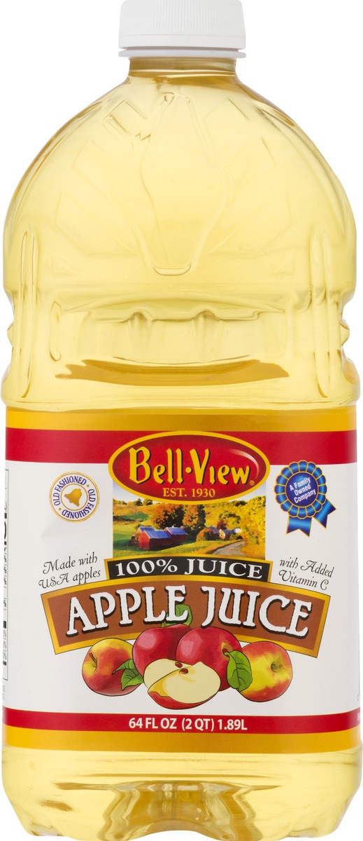 slide 7 of 13, Bell-View Apple Juice - 64 oz, 64 oz