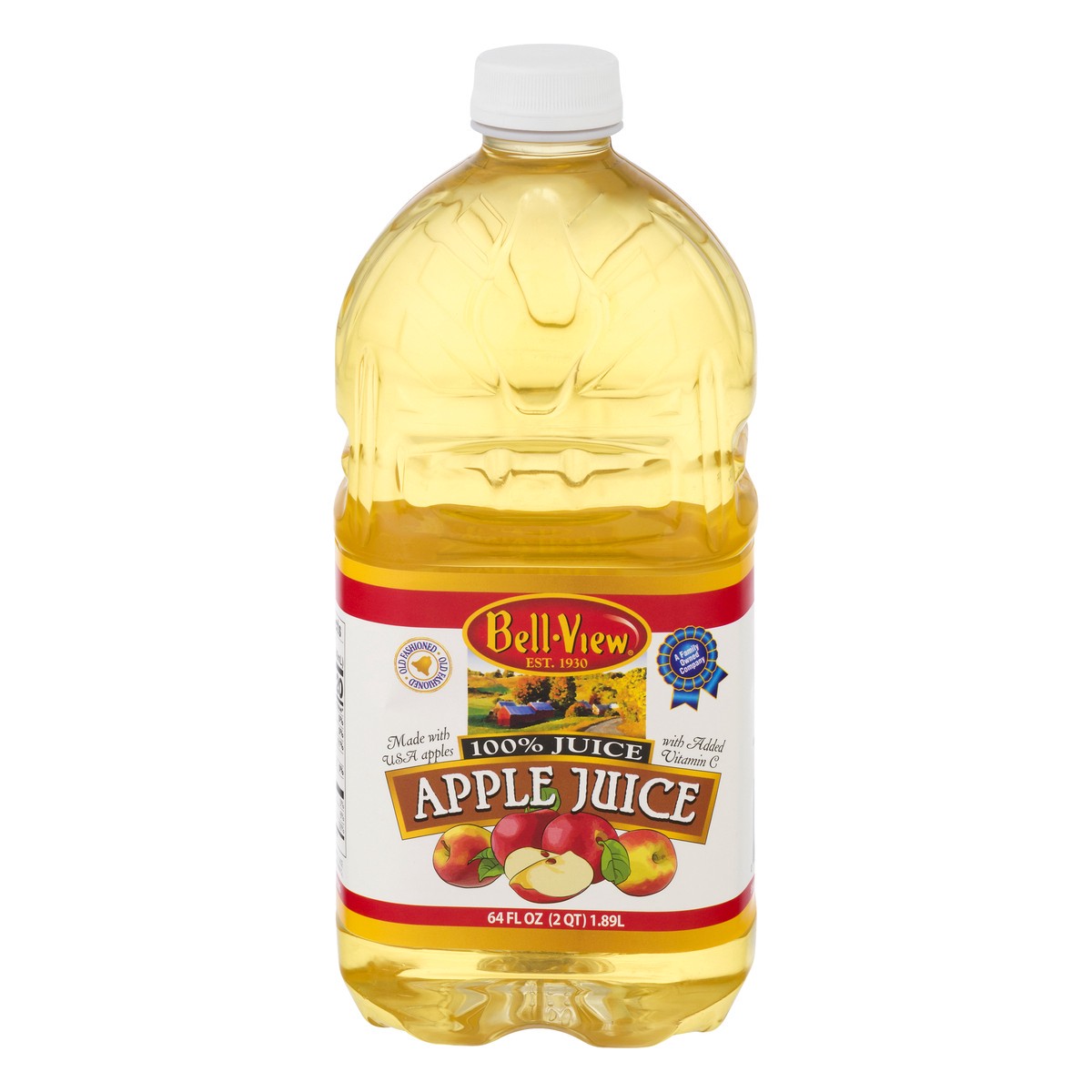 slide 2 of 13, Bell-View Apple Juice - 64 oz, 64 oz