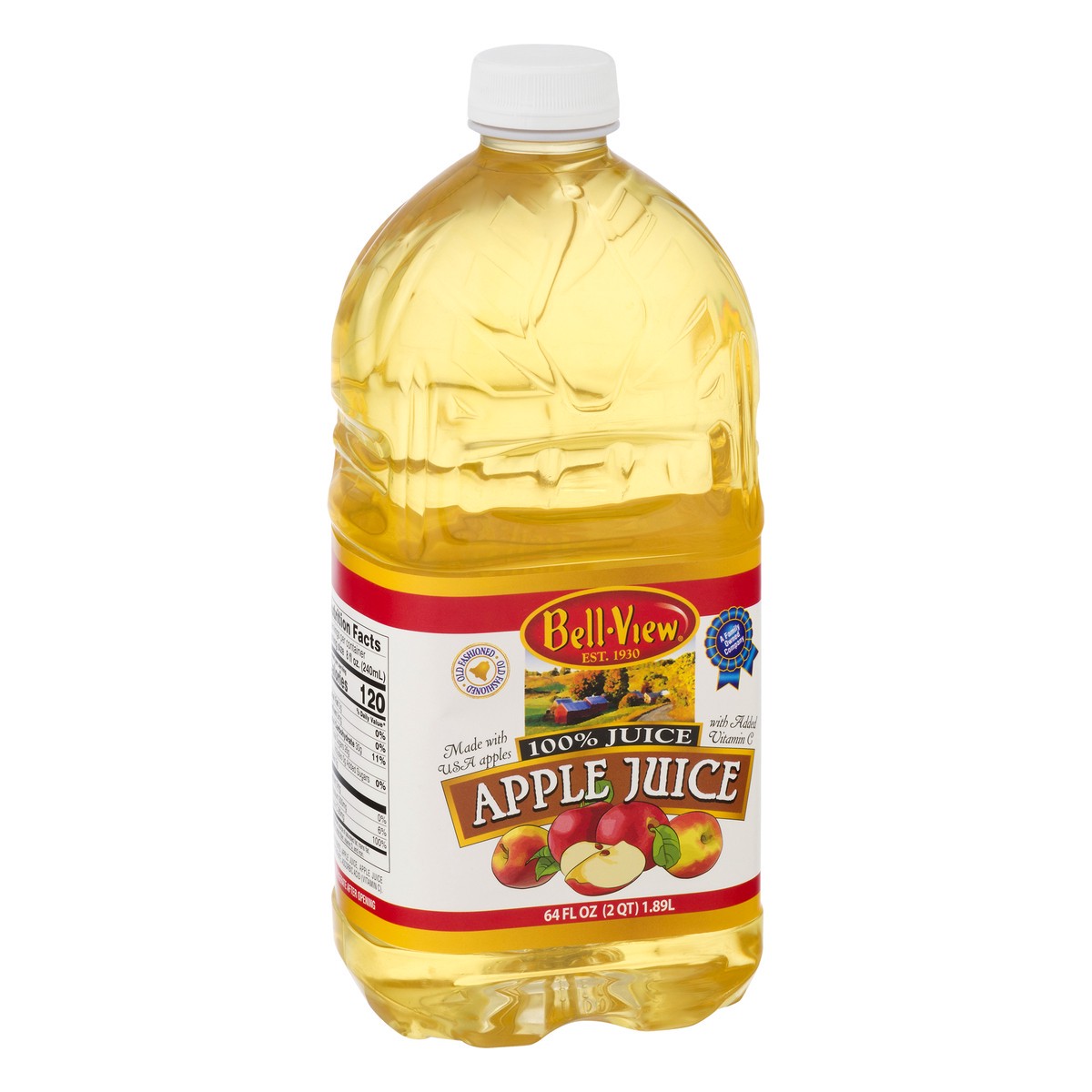 slide 13 of 13, Bell-View Apple Juice - 64 oz, 64 oz